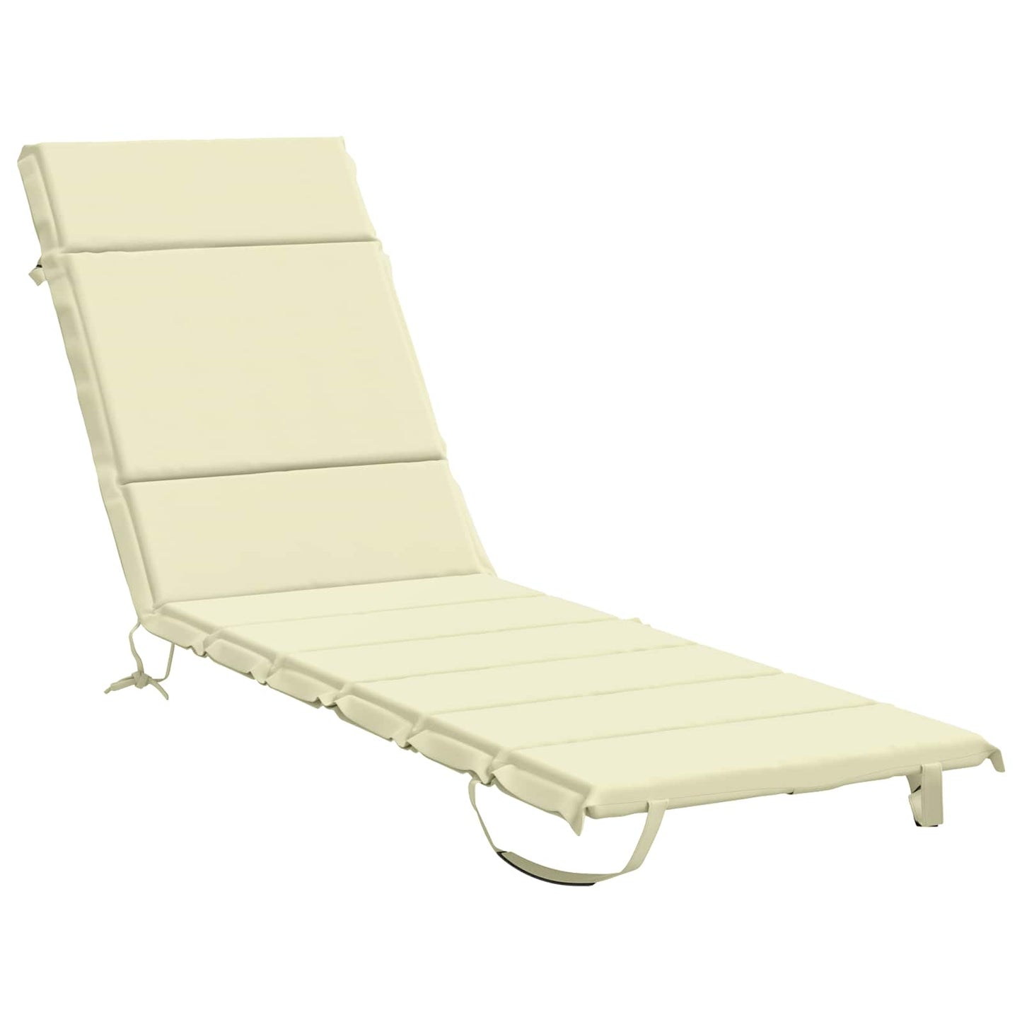 Sunlounger Cushion GEMERT 100% Polyester Cream 200 x 50 x 3 cm