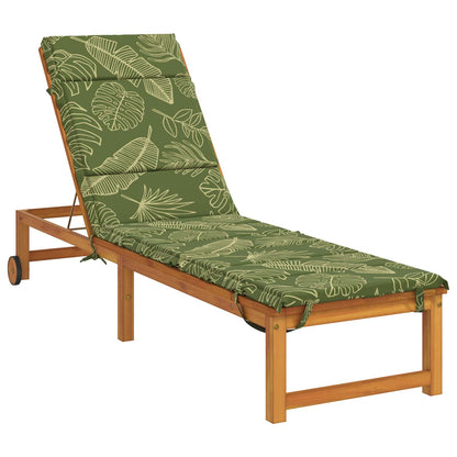 Sunlounger Cushion GEMERT 100% Polyester Leaf Design