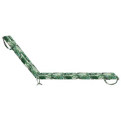 Sunlounger Cushion GEMERT 100% Polyester Leaf Pattern