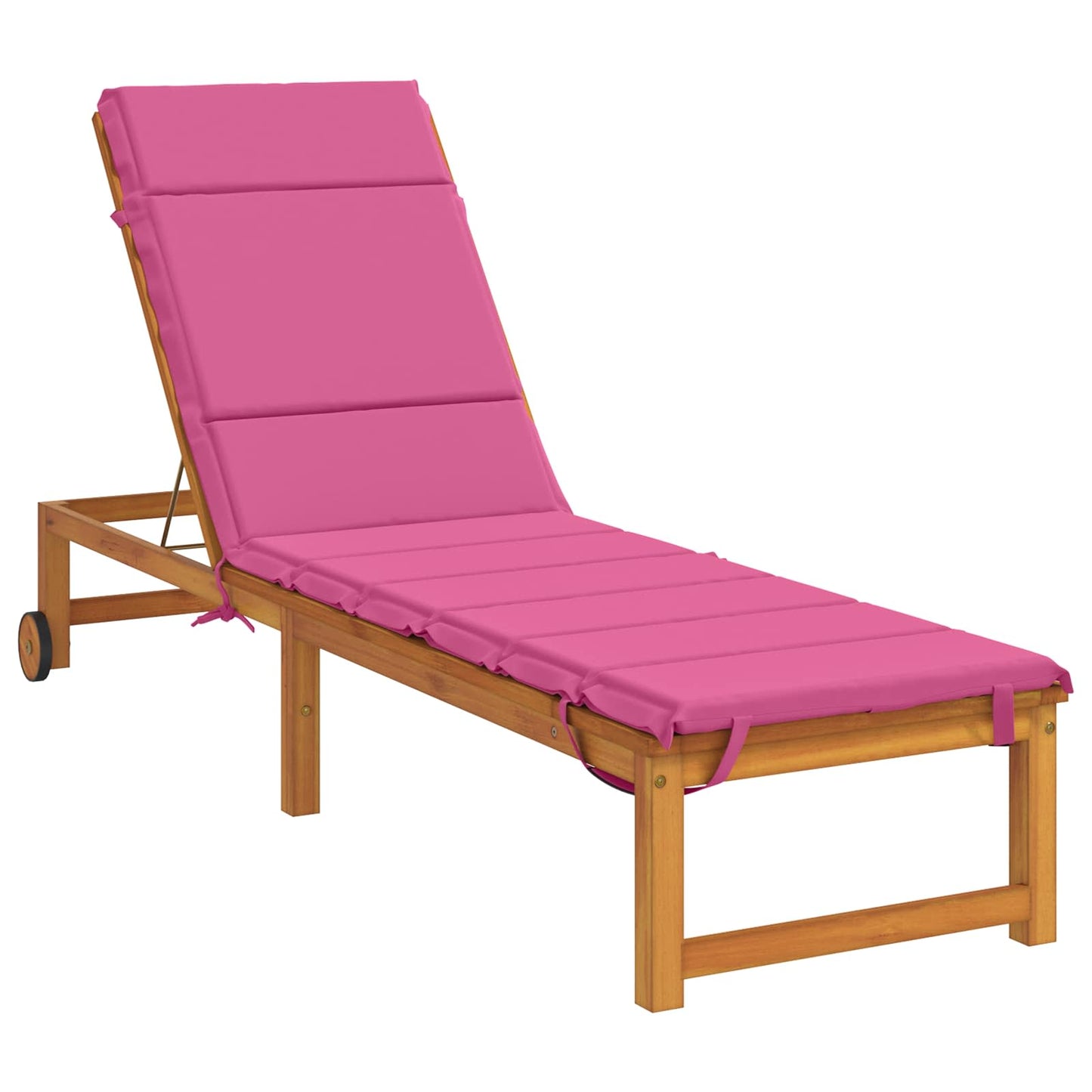Sunlounger Cushion GEMERT 100% Polyester Pink 200 x 50 x 3 cm