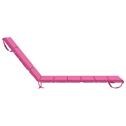 Sunlounger Cushion GEMERT 100% Polyester Pink 200 x 50 x 3 cm