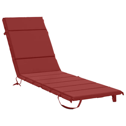 Sunlounger Cushion GEMERT 100% Polyester Wine Red