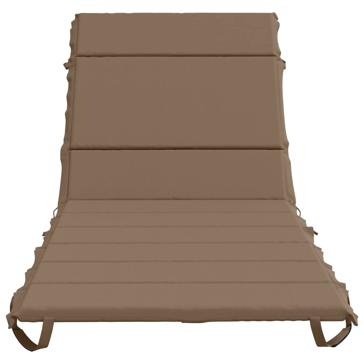 Sunlounger Cushion GEMERT 100% Polyester Taupe 200 x 80 x 3 cm