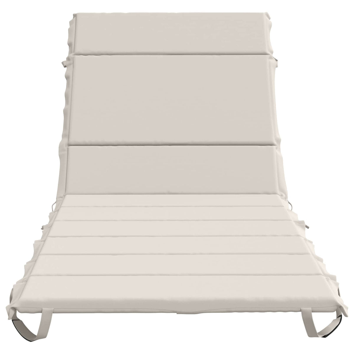 Sunlounger Cushion GEMERT 100% Polyester White 200 x 80 x 3 cm
