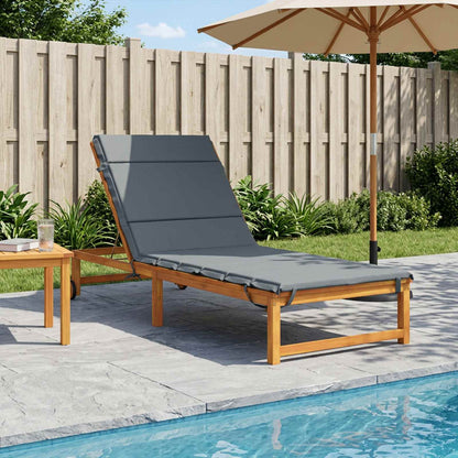 Sunlounger Cushion GEMERT 100% Polyester Blue 200 x 80 x 3 cm