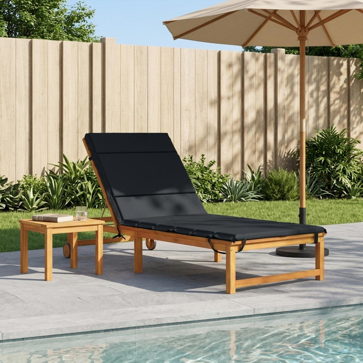 Sunlounger Cushion GEMERT 100% Polyester Dark Blue