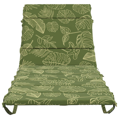 Sunlounger Cushion GEMERT 100% Polyester Leaf Design