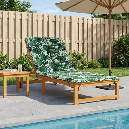 Sunlounger Cushion GEMERT 100% Polyester Leaf Pattern