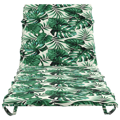 Sunlounger Cushion GEMERT 100% Polyester Leaf Pattern