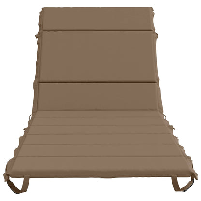 Sunlounger Cushion GEMERT 100% Polyester Taupe 200 x 90 x 3 cm
