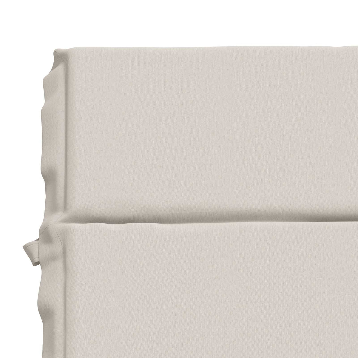 Sunlounger Cushion GEMERT 100% Polyester White 200 x 90 x 3 cm