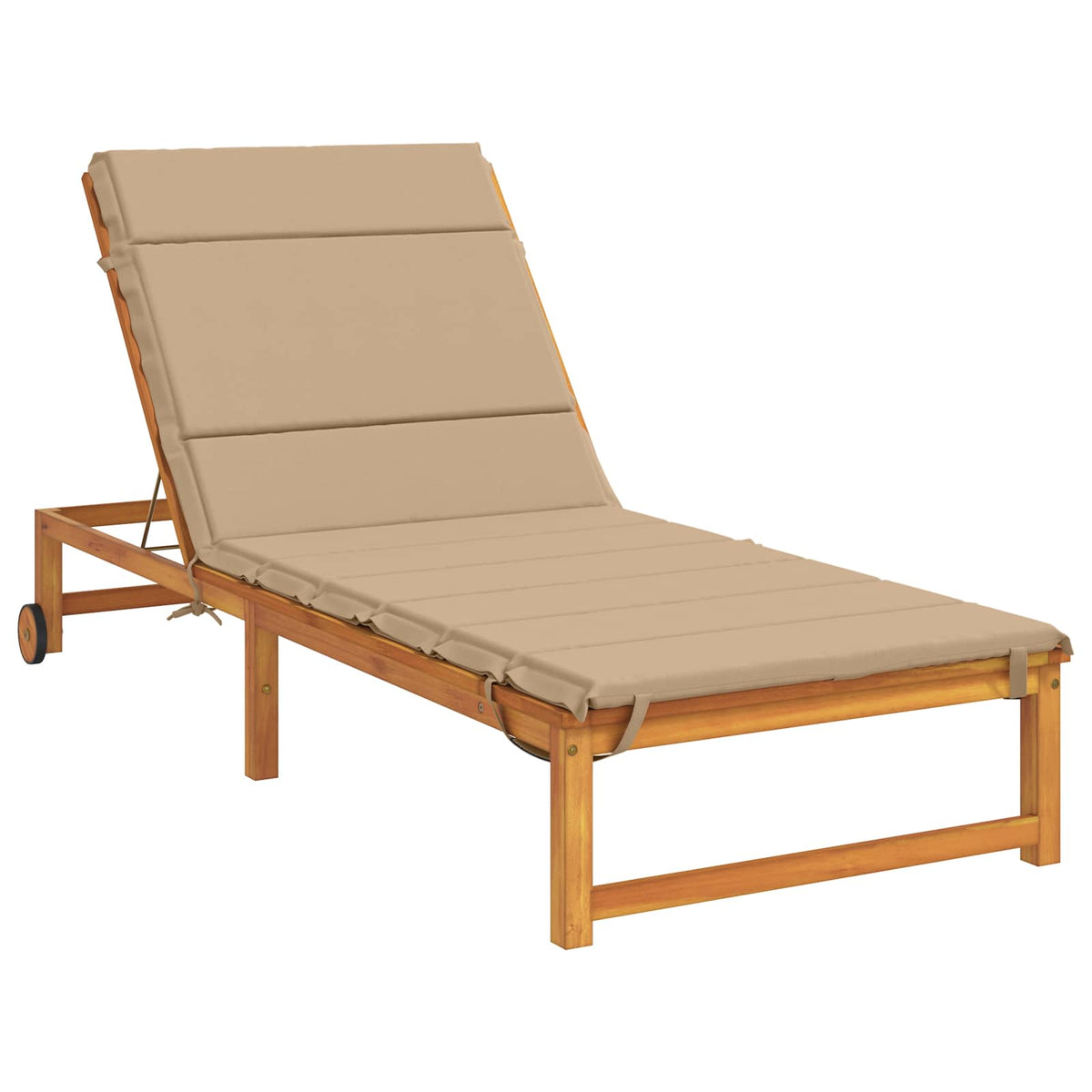 Sunlounger Cushion GEMERT 100% Polyester Sand 200 x 90 x 3 cm