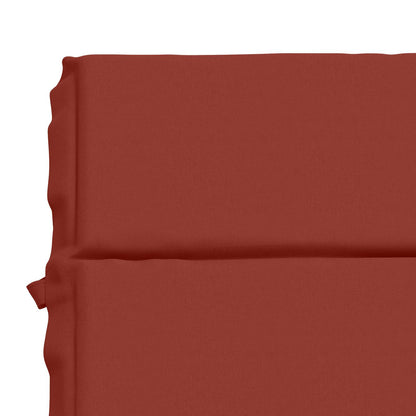 Sunlounger Cushion GEMERT 100% Polyester Red 200 x 90 x 3 cm