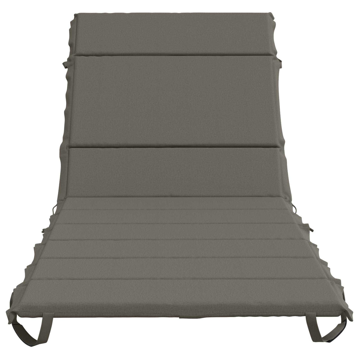 Sunlounger Cushion GEMERT 100% Polyester Grey 200 x 90 x 3 cm
