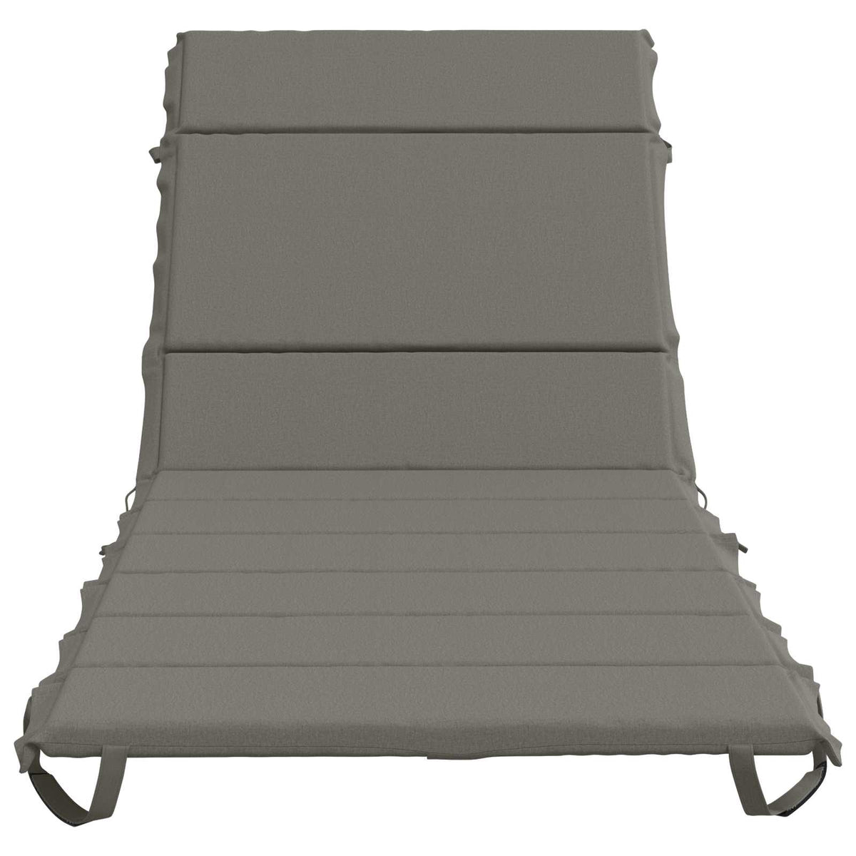 Sunlounger Cushion GEMERT 100% Polyester Grey 200 x 90 x 3 cm