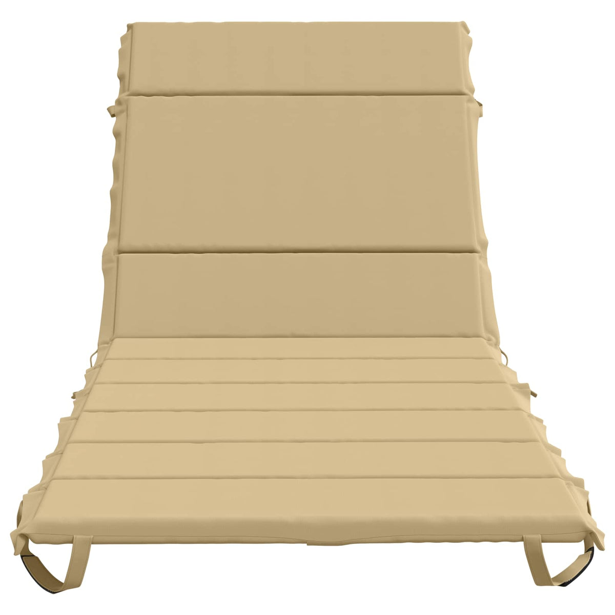 Sunlounger Cushion GEMERT 100% Polyester Beige 200 x 90 x 3 cm