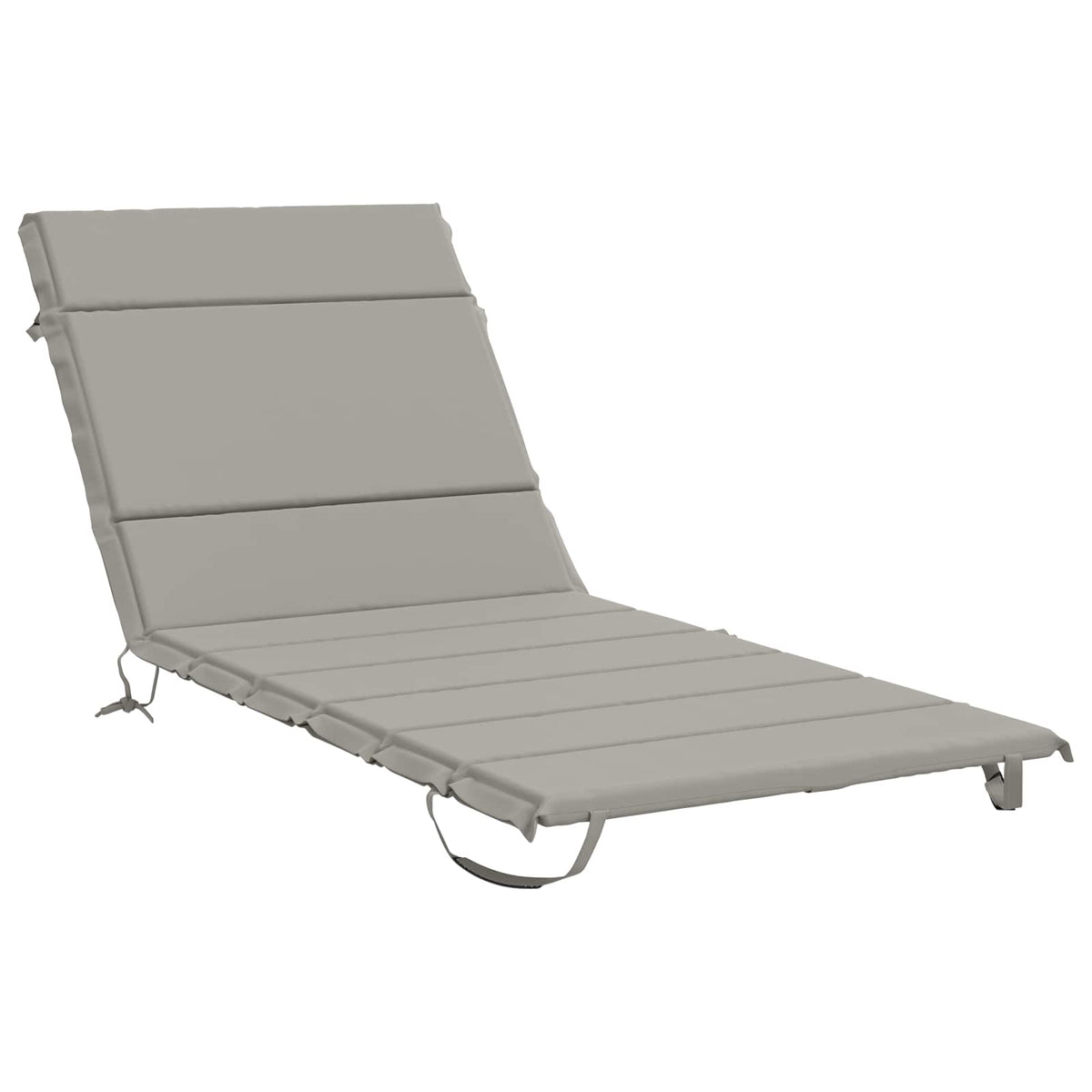 Sunlounger Cushion GEMERT 100% Polyester Grey 200 x 90 x 3 cm