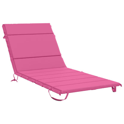 Sunlounger Cushion GEMERT 100% Polyester Pink 200 x 90 x 3 cm