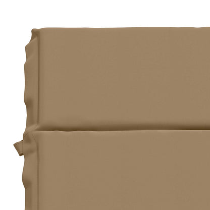 Sunlounger Cushion GEMERT 100% Polyester Taupe 200 x 90 x 3 cm