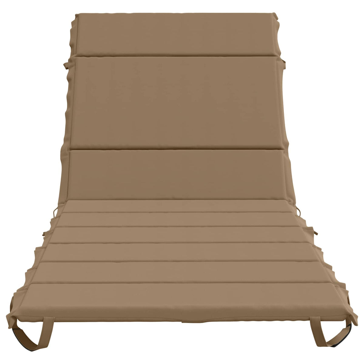 Sunlounger Cushion GEMERT 100% Polyester Taupe 200 x 90 x 3 cm