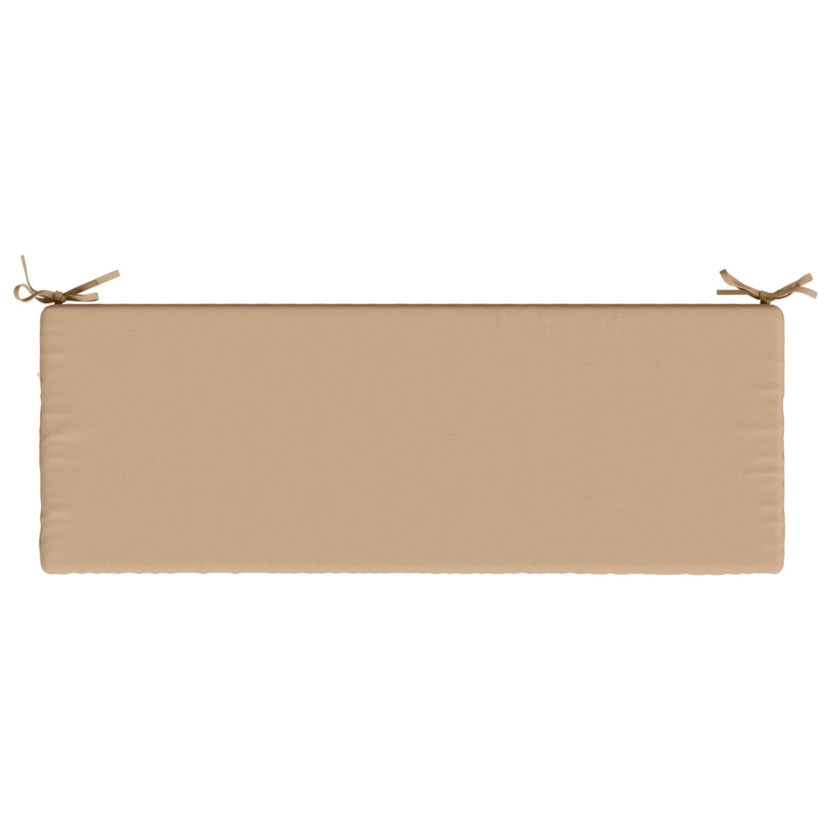 2-Piece Bench Cushions SOEST 2 pcs 100% Polyester Sand