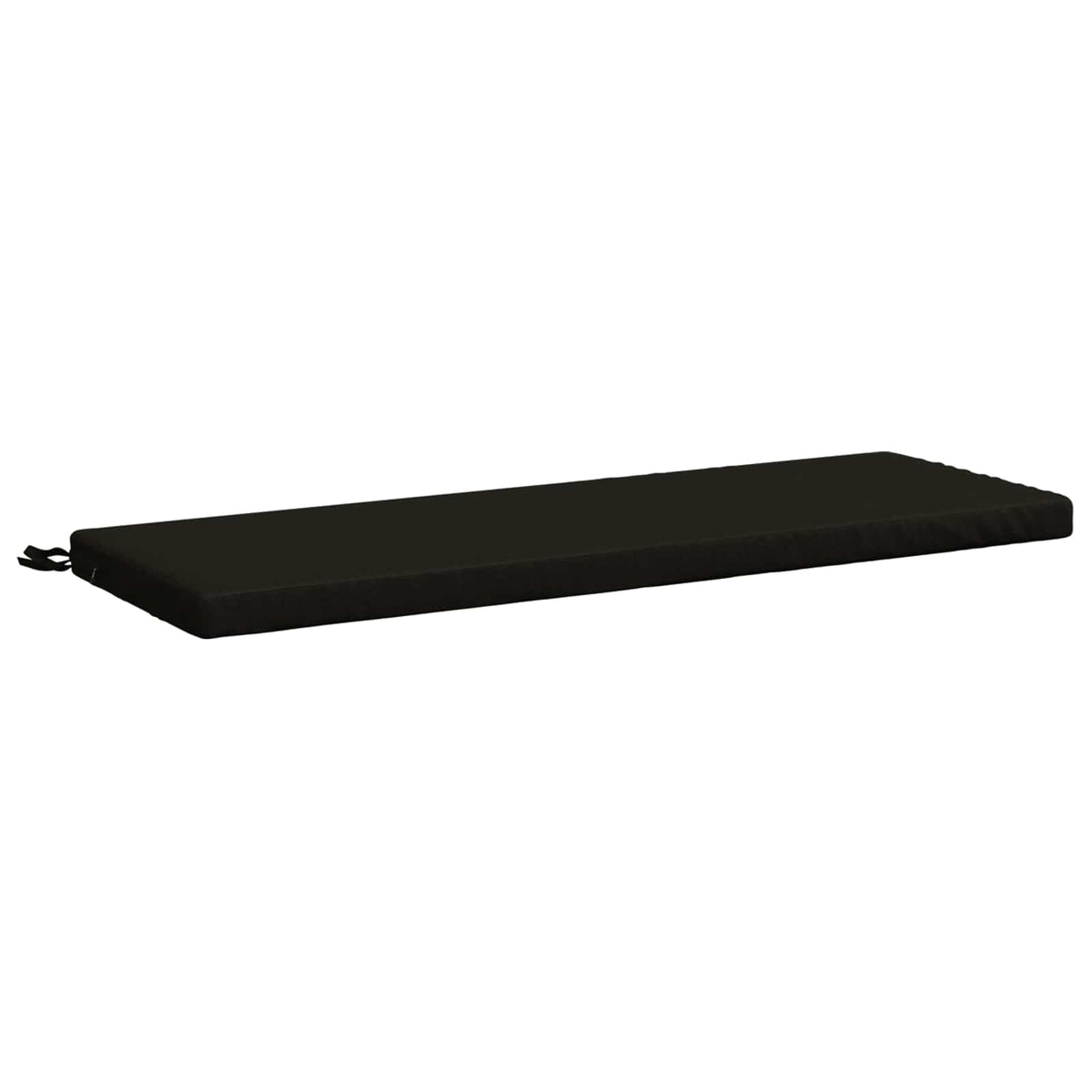 2-Piece Bench Cushions SOEST 2 pcs 100% Polyester Black