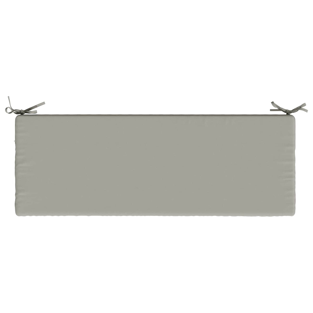 2-Piece Bench Cushions SOEST 2 pcs 100% Polyester Grey
