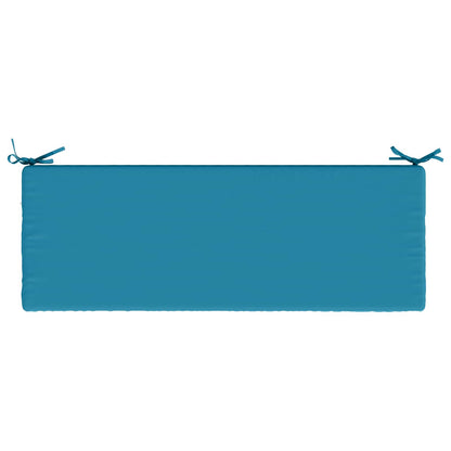 2-Piece Bench Cushions SOEST 2 pcs 100% Polyester Light Blue