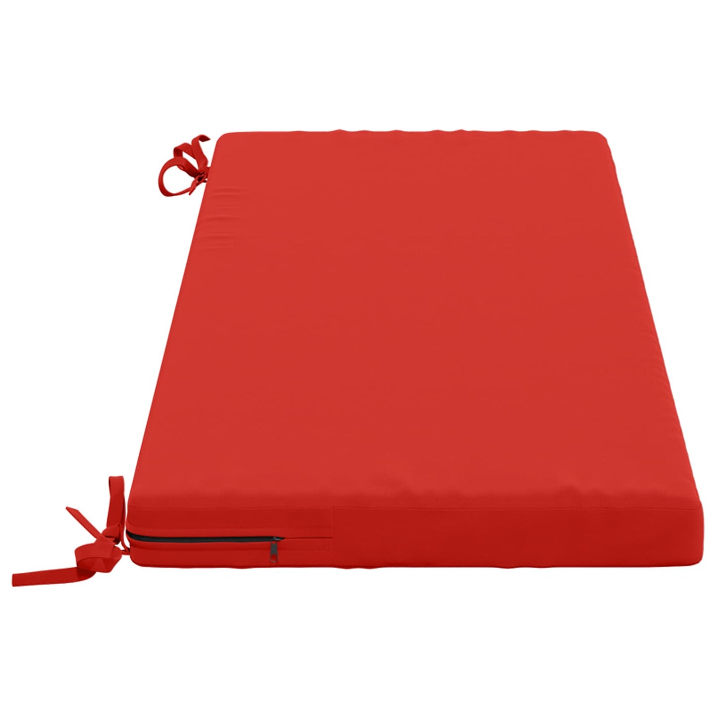 2-Piece Bench Cushions SOEST 2 pcs 100% Polyester Red