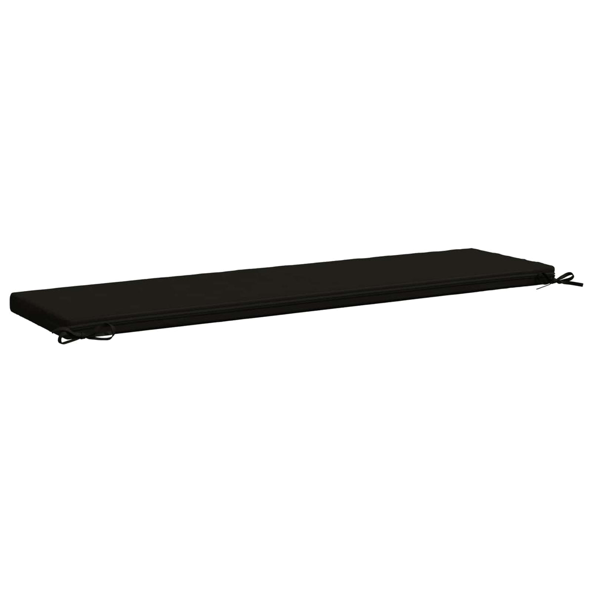 2-Piece Bench Cushions SOEST 2 pcs 100% Polyester Black