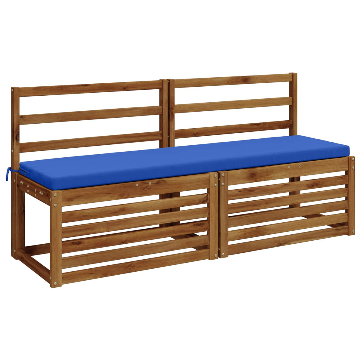 2-Piece Bench Cushions SOEST 2 pcs 100% Polyester Royal Blue