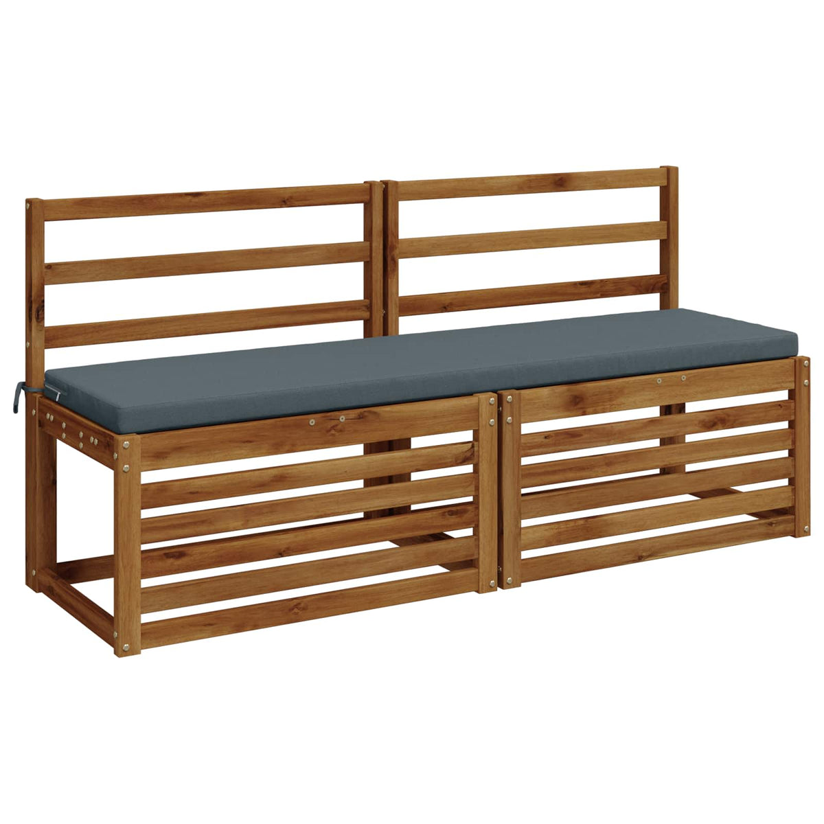 2-Piece Bench Cushions SOEST 2 pcs 100% Polyester Blue