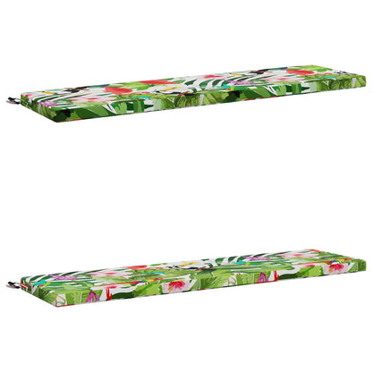 2-Piece Bench Cushions SOEST 2 pcs 100% Polyester Multicolour