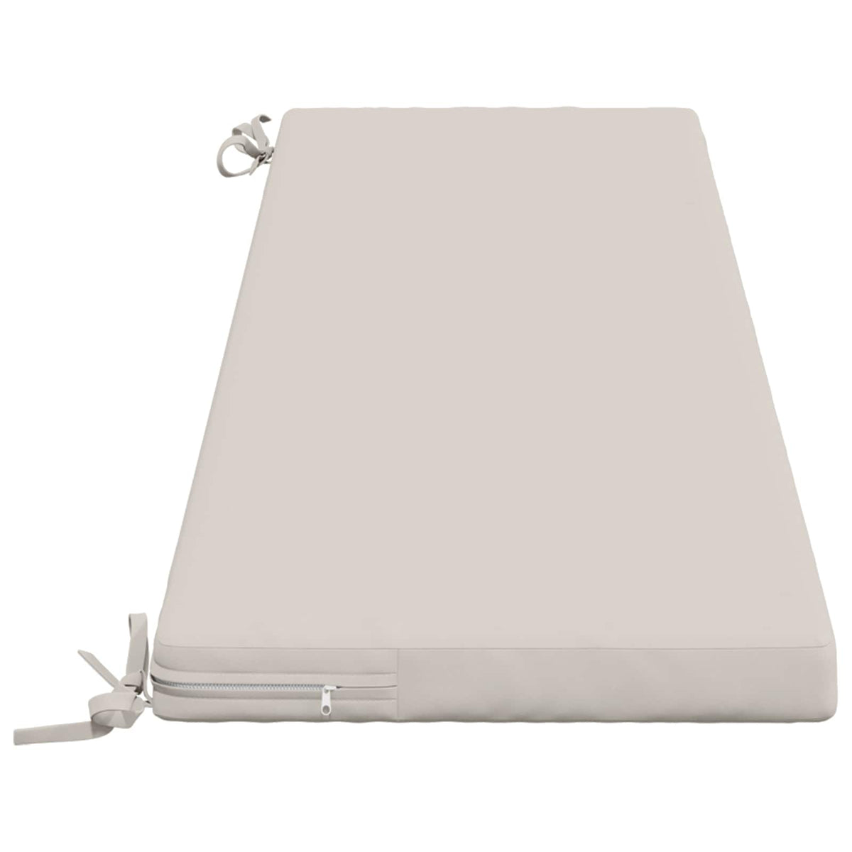 2-Piece Bench Cushions SOEST 2 pcs 100% Polyester White