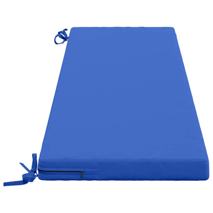 2-Piece Bench Cushions SOEST 2 pcs 100% Polyester Royal Blue