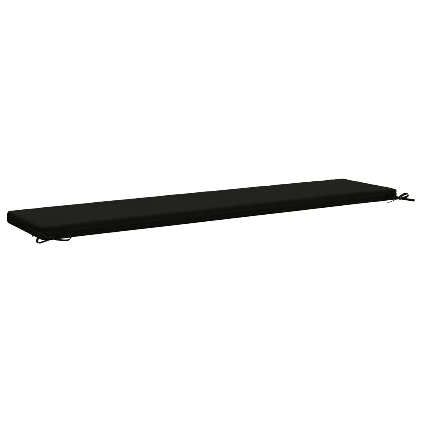 2-Piece Bench Cushions SOEST 2 pcs 100% Polyester Black