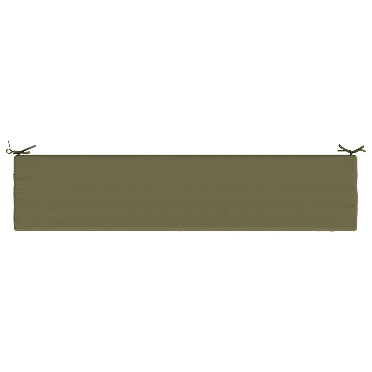 2-Piece Bench Cushions SOEST 2 pcs 100% Polyester Olive Green