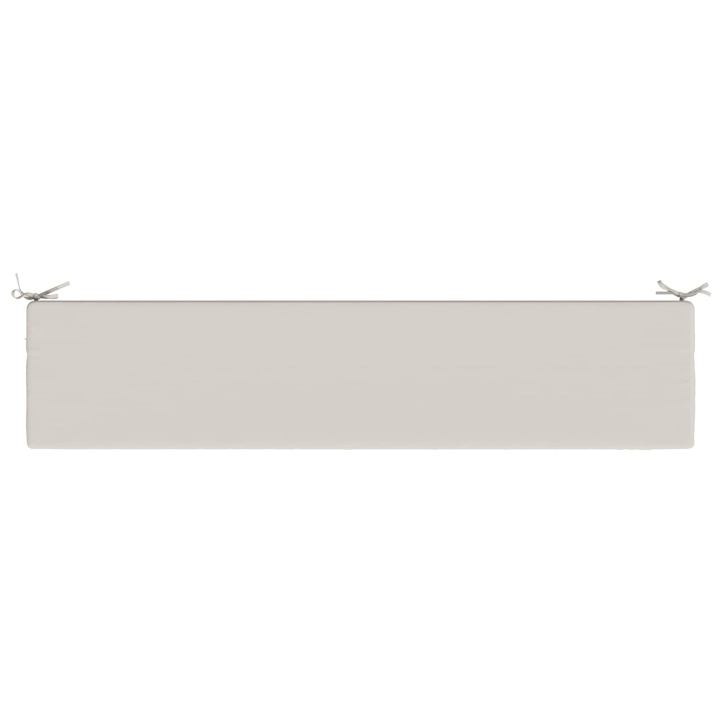 Bench Cushion SOEST 100% Polyester White 180 x 40 x 5 cm