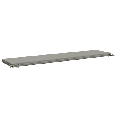 2-Piece Bench Cushions SOEST 2 pcs 100% Polyester Grey