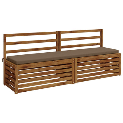 Bench Cushion SOEST 100% Polyester Taupe 200 x 40 x 5 cm