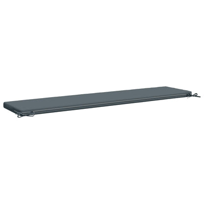 Bench Cushion SOEST 100% Polyester Blue 200 x 40 x 5 cm