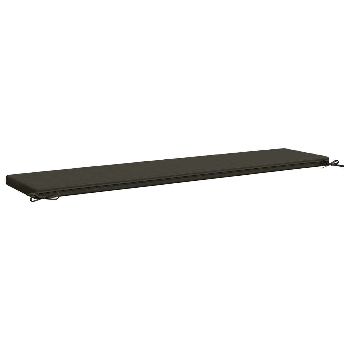 Bench Cushion SOEST 100% Polyester Anthracite 200 x 40 x 5 cm