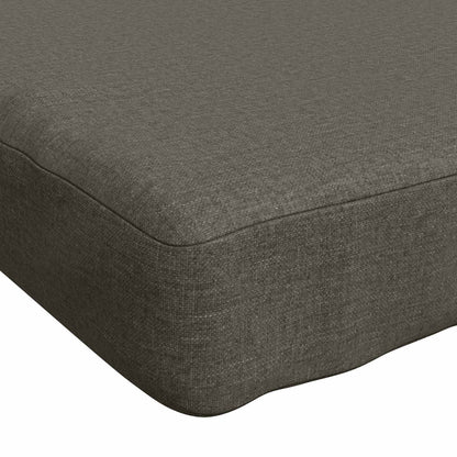 Bench Cushion SOEST 100% Polyester Grey 200 x 40 x 5 cm