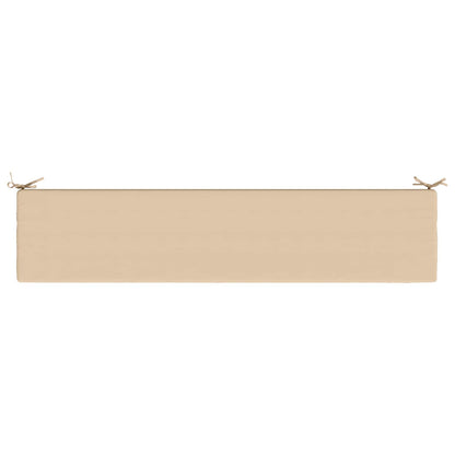 Bench Cushion SOEST 100% Polyester Cream 200 x 40 x 5 cm