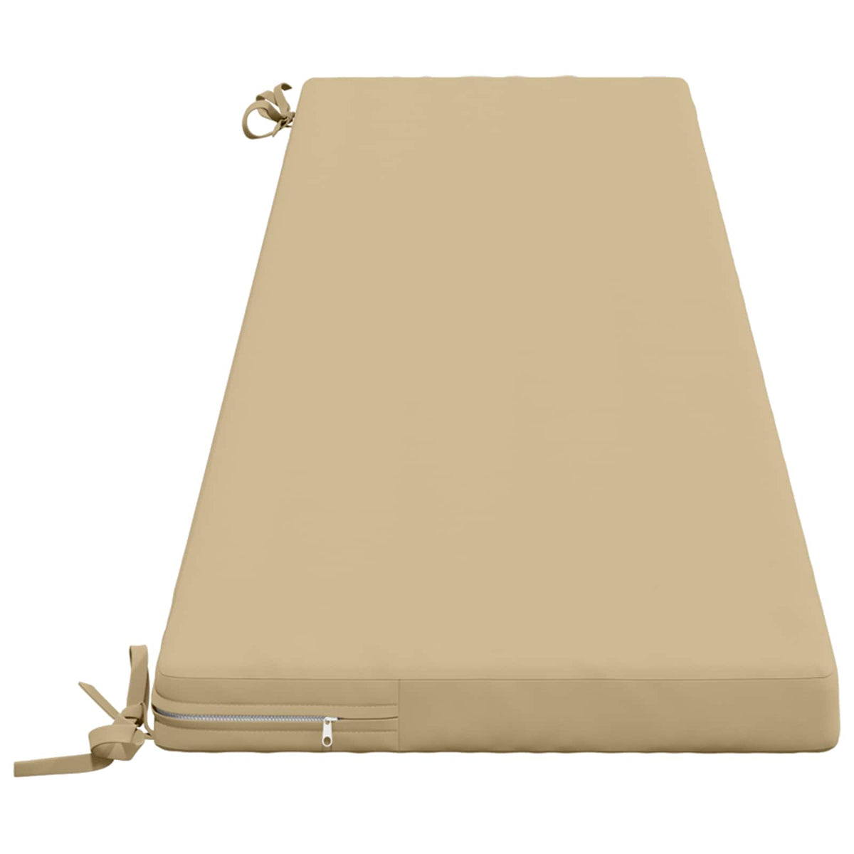 Bench Cushion SOEST 100% Polyester Beige 200 x 40 x 5 cm