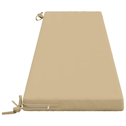 Bench Cushion SOEST 100% Polyester Beige 200 x 40 x 5 cm
