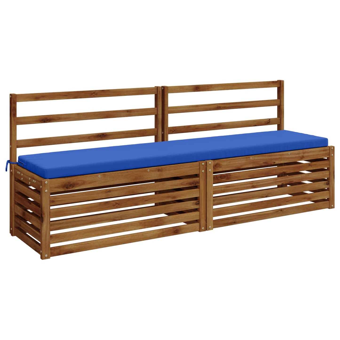 Bench Cushion SOEST 100% Polyester Royal Blue 200 x 40 x 5 cm