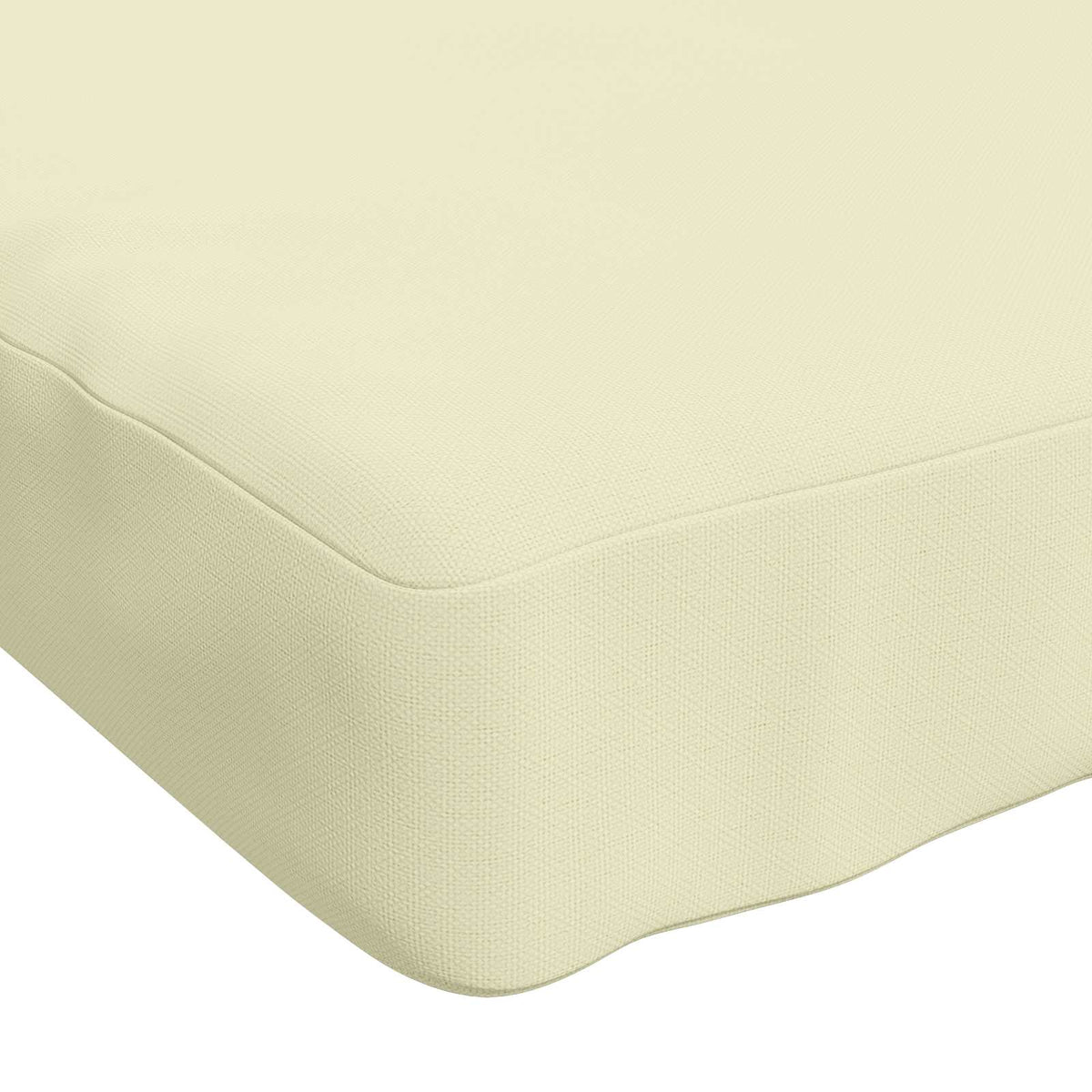 Bench Cushion SOEST 100% Polyester Cream 200 x 40 x 5 cm