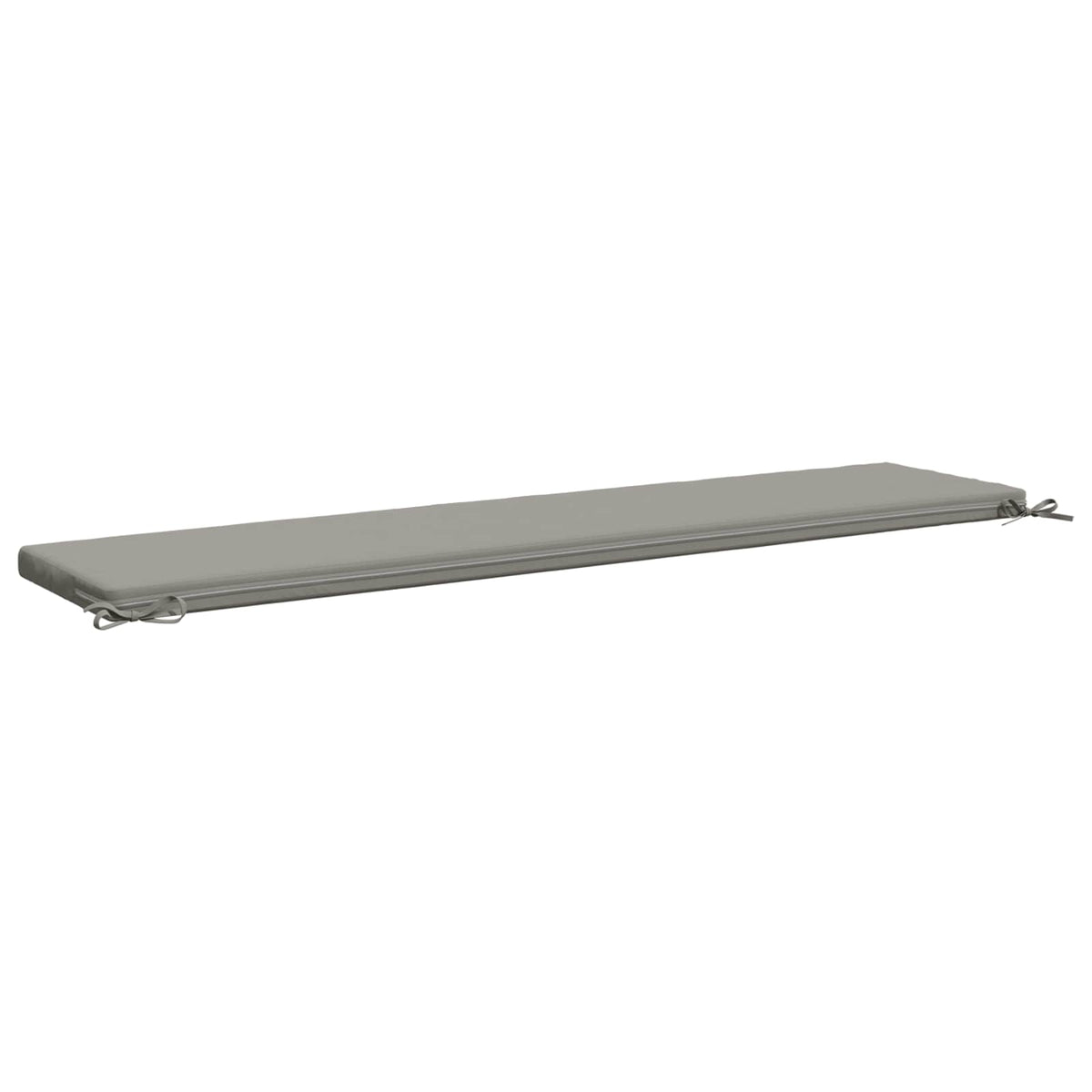 Bench Cushion SOEST 100% Polyester Grey 200 x 40 x 5 cm