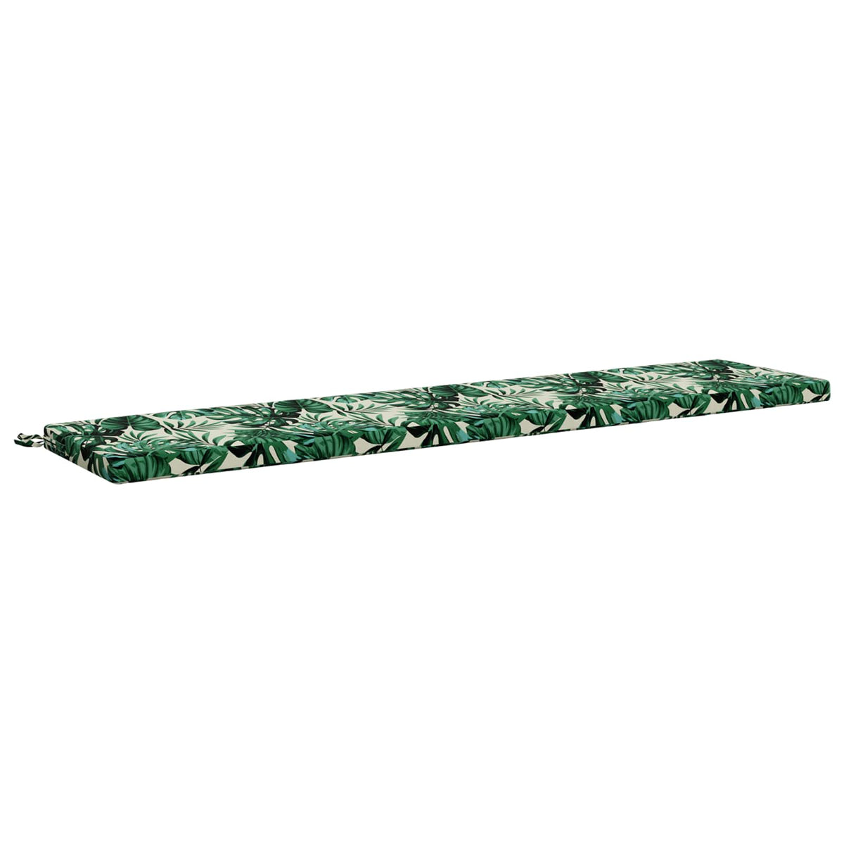 Bench Cushion SOEST 100% Polyester Leaf Pattern 200 x 40 x 5 cm